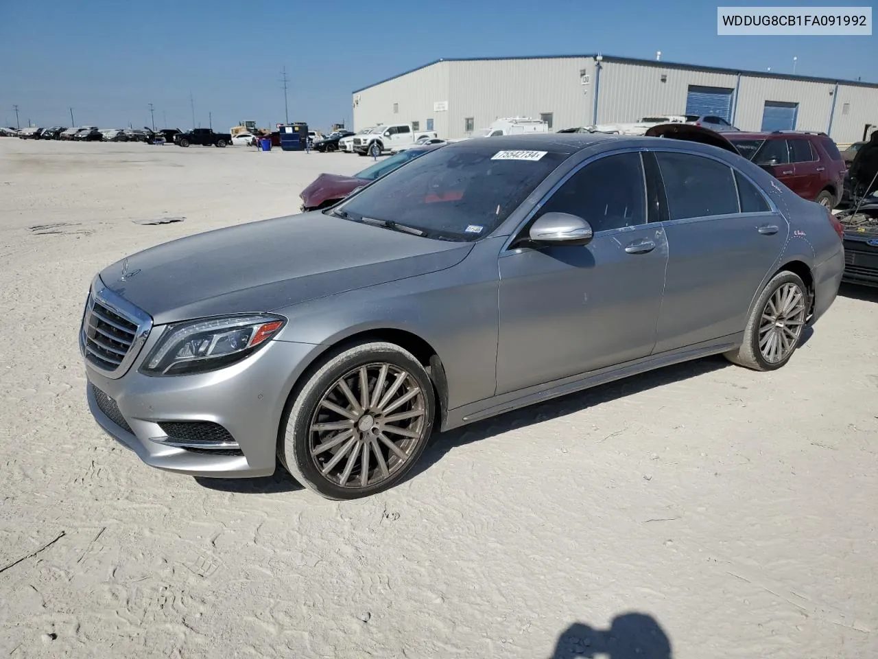 2015 Mercedes-Benz S 550 VIN: WDDUG8CB1FA091992 Lot: 75542734