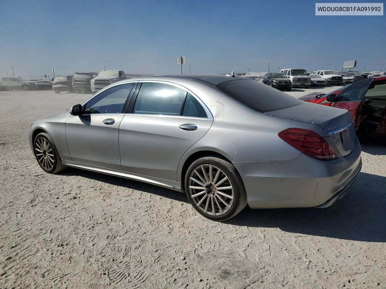 2015 Mercedes-Benz S 550 VIN: WDDUG8CB1FA091992 Lot: 75542734