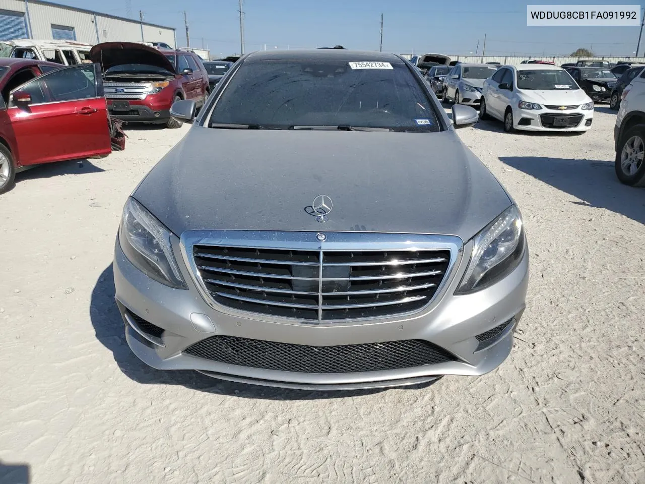 2015 Mercedes-Benz S 550 VIN: WDDUG8CB1FA091992 Lot: 75542734