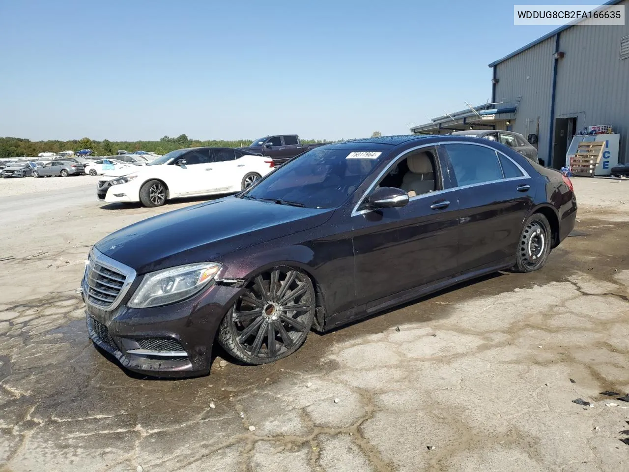 2015 Mercedes-Benz S 550 VIN: WDDUG8CB2FA166635 Lot: 75817964