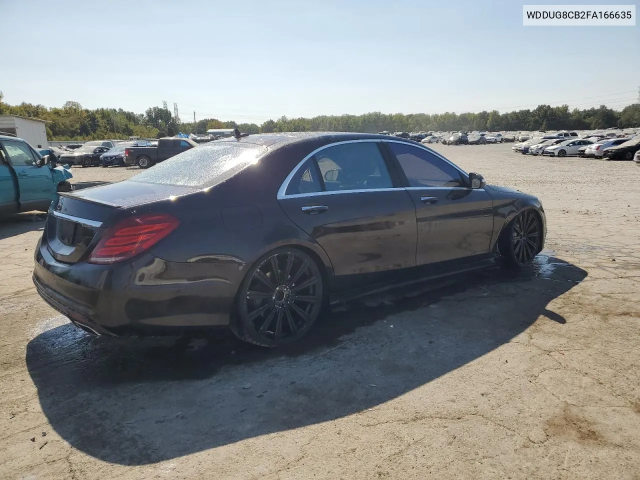 2015 Mercedes-Benz S 550 VIN: WDDUG8CB2FA166635 Lot: 75817964