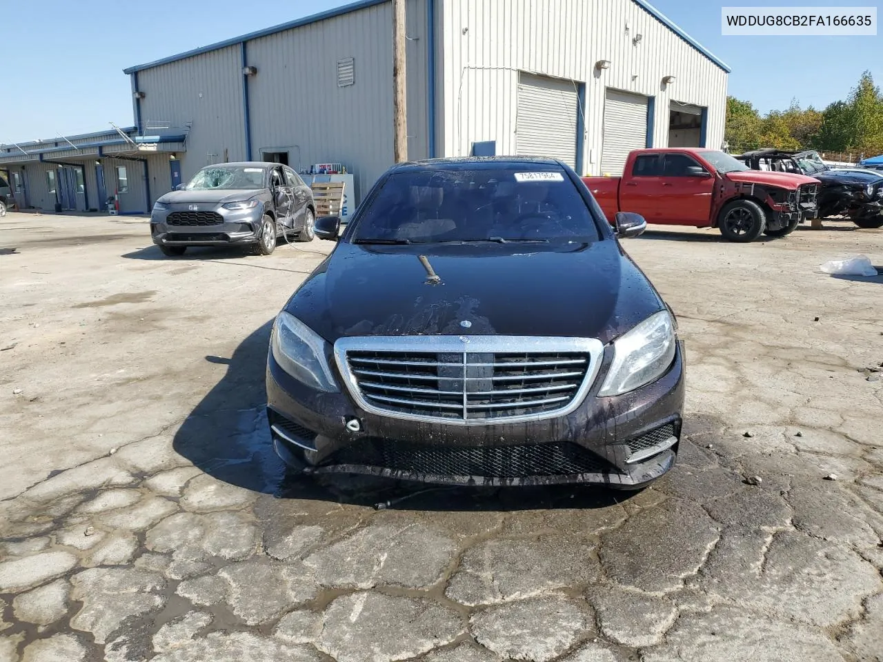 2015 Mercedes-Benz S 550 VIN: WDDUG8CB2FA166635 Lot: 75817964