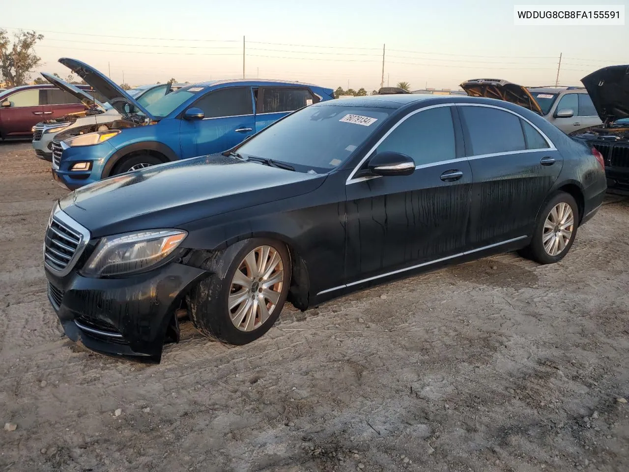 2015 Mercedes-Benz S 550 VIN: WDDUG8CB8FA155591 Lot: 76079134