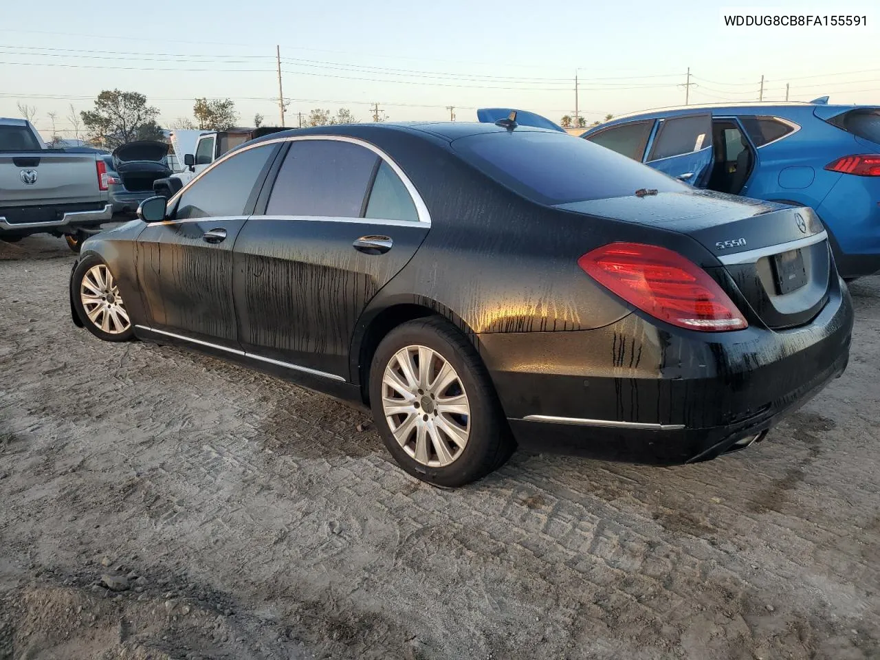 2015 Mercedes-Benz S 550 VIN: WDDUG8CB8FA155591 Lot: 76079134