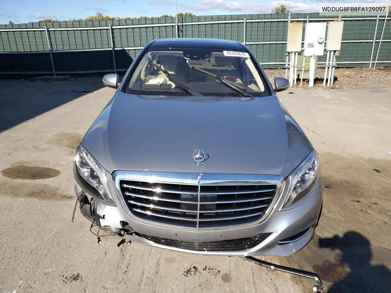 2015 Mercedes-Benz S 550 4Matic VIN: WDDUG8FB8FA129097 Lot: 76183874