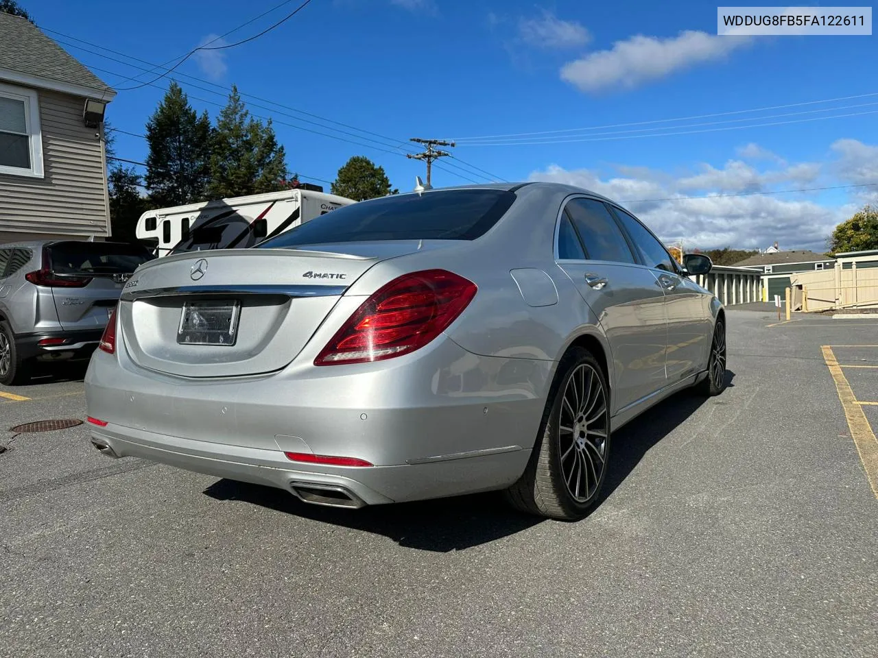 2015 Mercedes-Benz S 550 4Matic VIN: WDDUG8FB5FA122611 Lot: 76710404