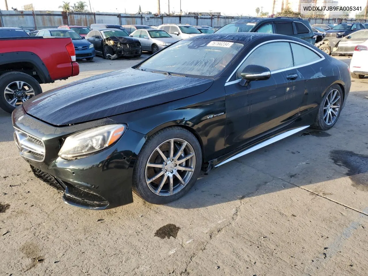 2015 Mercedes-Benz S 63 Amg VIN: WDDXJ7JB9FA005341 Lot: 76766234