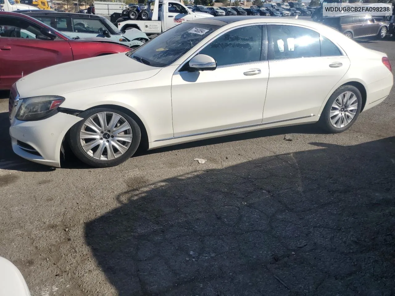 2015 Mercedes-Benz S 550 VIN: WDDUG8CB2FA098238 Lot: 77463894