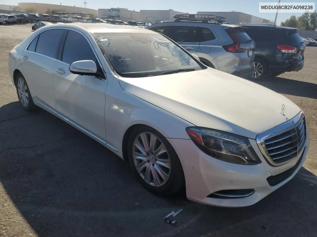 2015 Mercedes-Benz S 550 VIN: WDDUG8CB2FA098238 Lot: 77463894