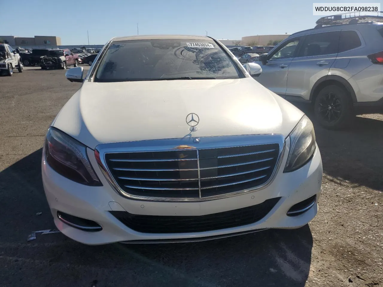 2015 Mercedes-Benz S 550 VIN: WDDUG8CB2FA098238 Lot: 77463894