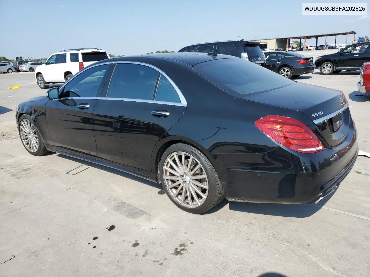 2015 Mercedes-Benz S 550 VIN: WDDUG8CB3FA202526 Lot: 77592374