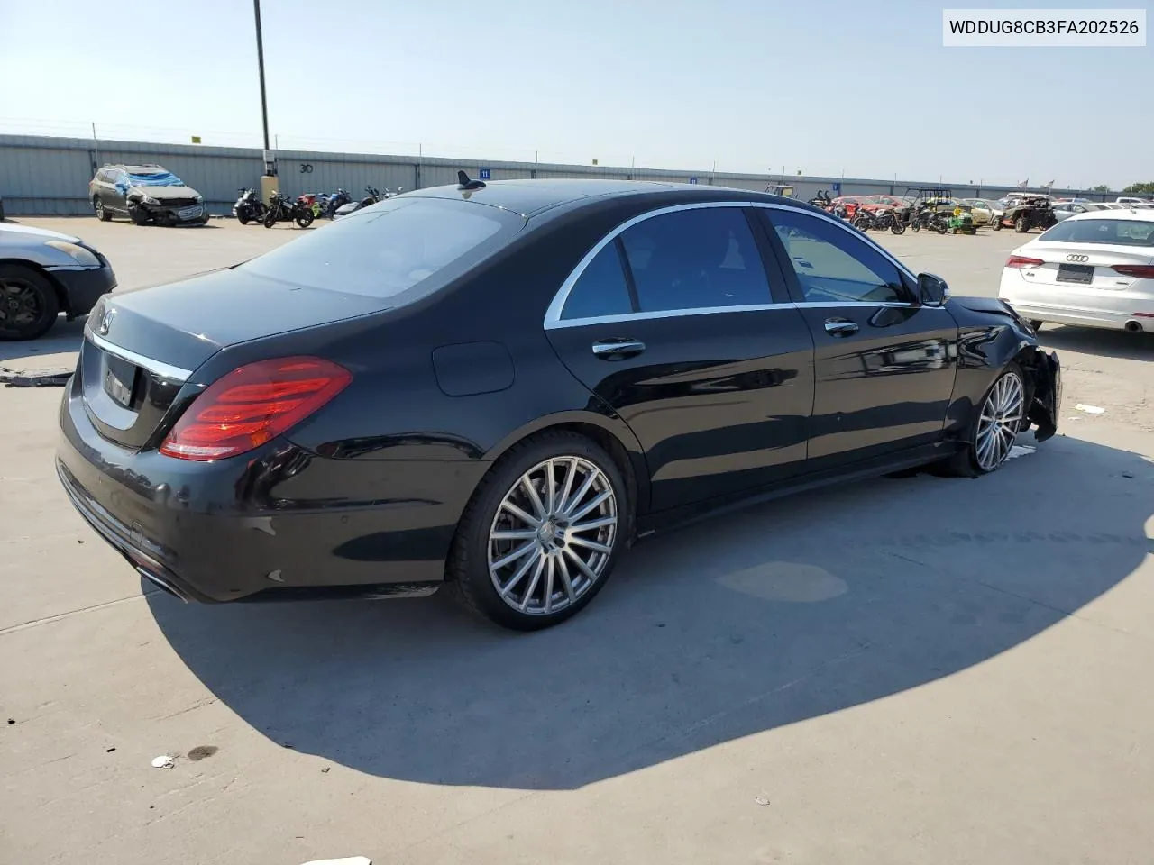 2015 Mercedes-Benz S 550 VIN: WDDUG8CB3FA202526 Lot: 77592374