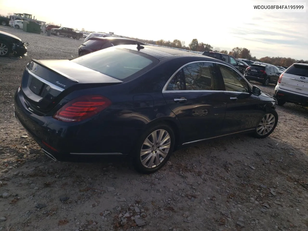 2015 Mercedes-Benz S 550 4Matic VIN: WDDUG8FB4FA195999 Lot: 77690434