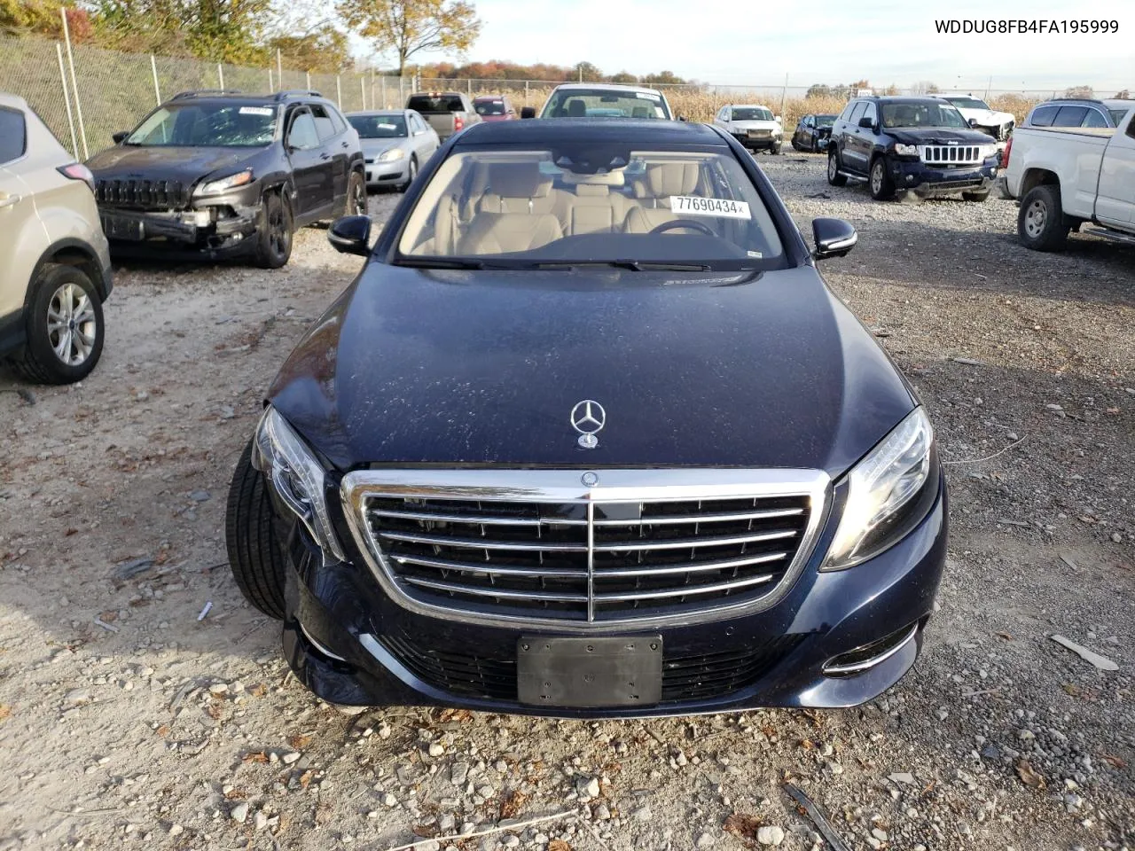 2015 Mercedes-Benz S 550 4Matic VIN: WDDUG8FB4FA195999 Lot: 77690434