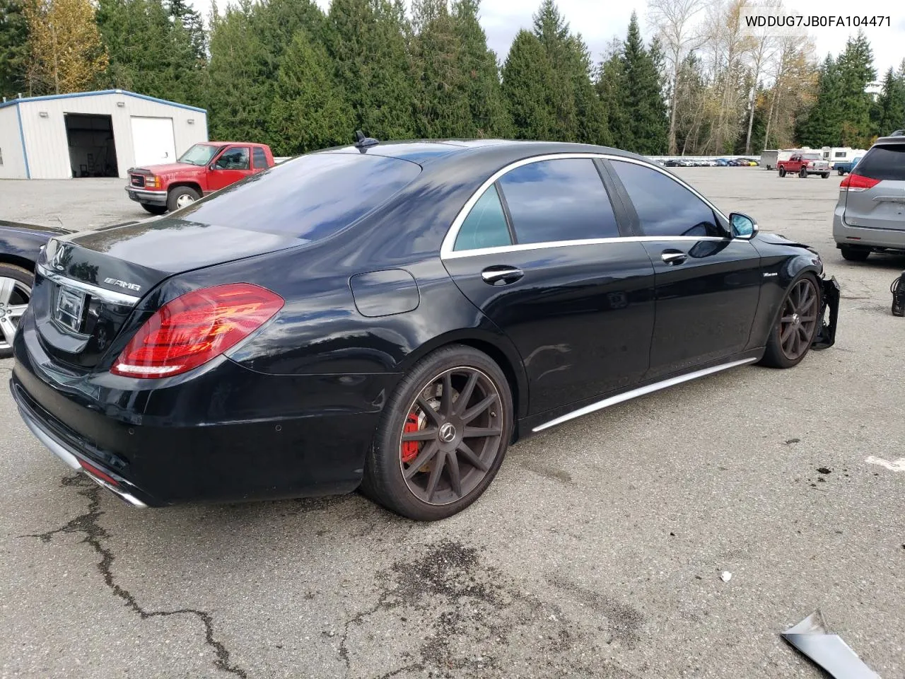 2015 Mercedes-Benz S 63 Amg VIN: WDDUG7JB0FA104471 Lot: 78268284