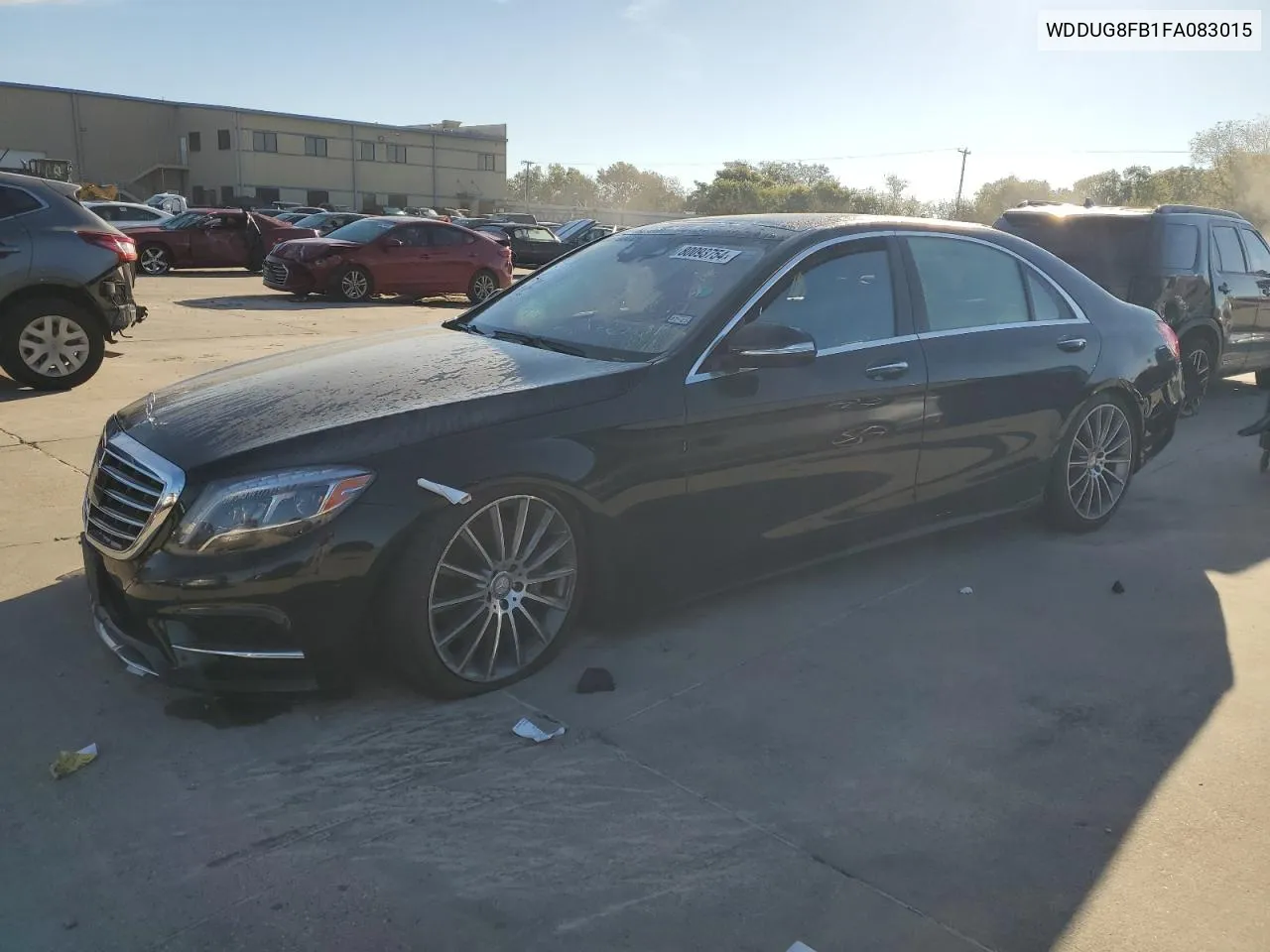 2015 Mercedes-Benz S 550 4Matic VIN: WDDUG8FB1FA083015 Lot: 80093754