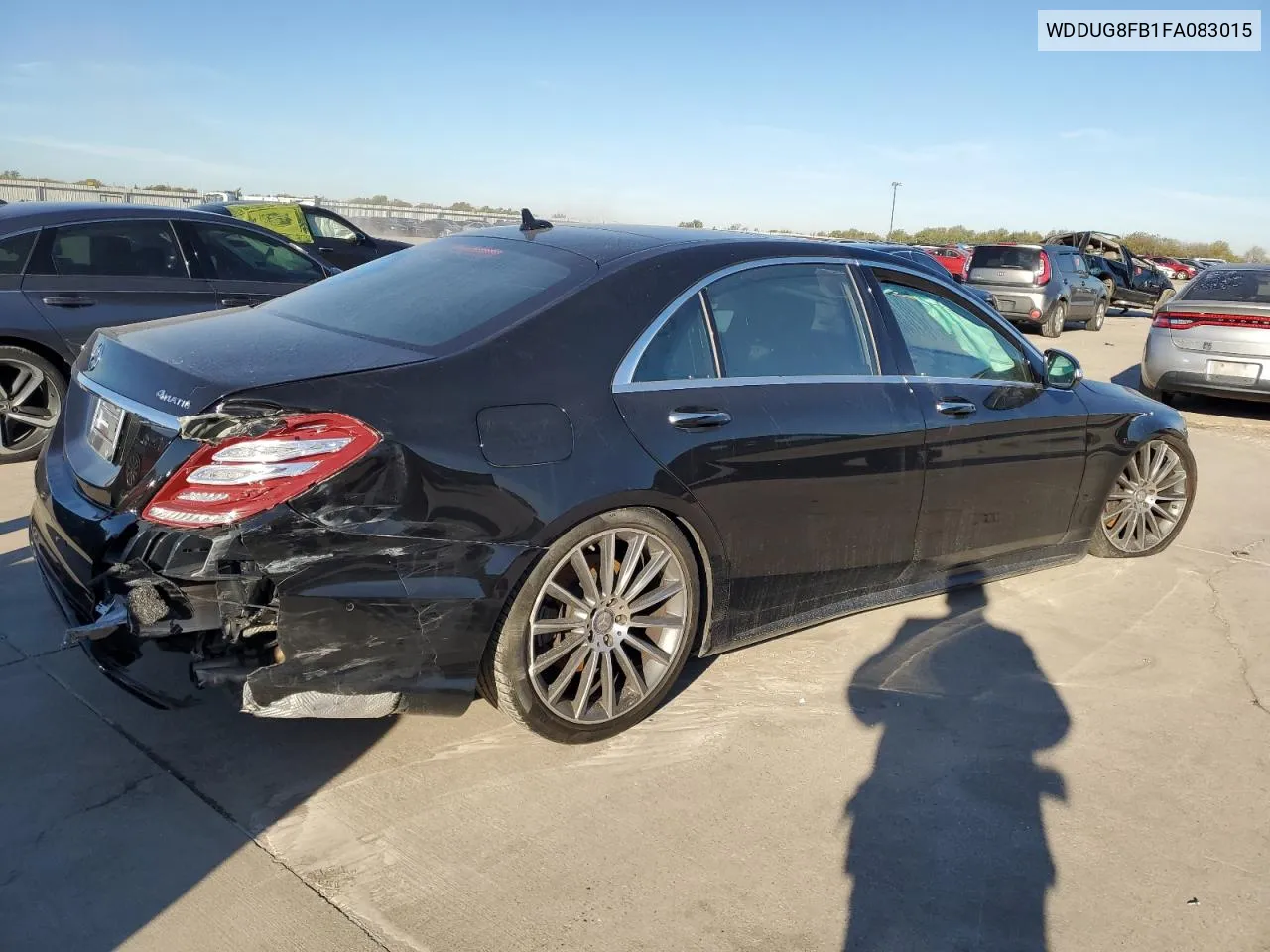 2015 Mercedes-Benz S 550 4Matic VIN: WDDUG8FB1FA083015 Lot: 80093754