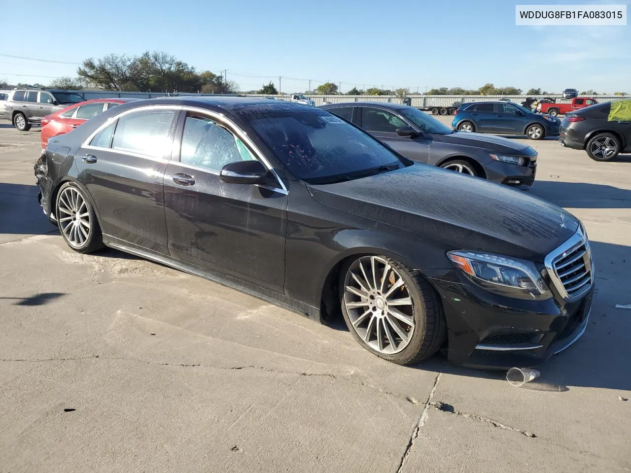 2015 Mercedes-Benz S 550 4Matic VIN: WDDUG8FB1FA083015 Lot: 80093754