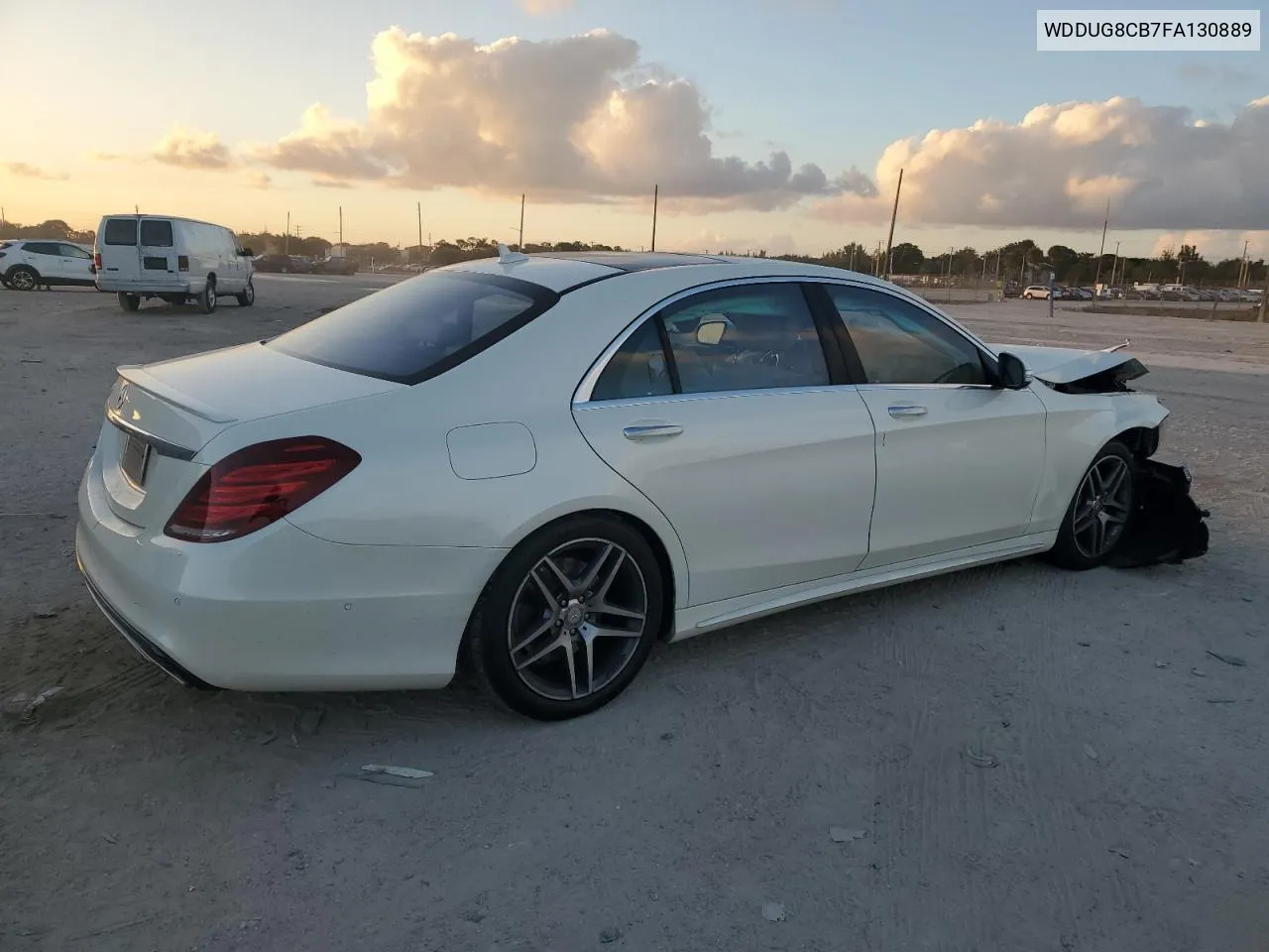 2015 Mercedes-Benz S 550 VIN: WDDUG8CB7FA130889 Lot: 80543664