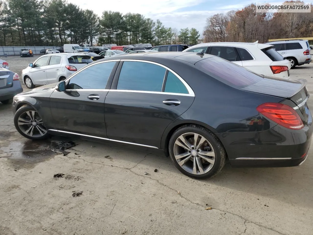 2015 Mercedes-Benz S 550 VIN: WDDUG8CB5FA072569 Lot: 80844554