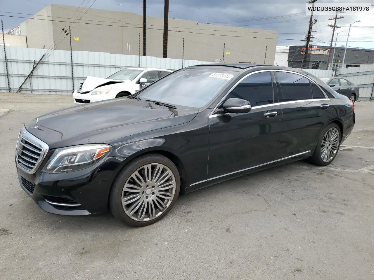 2015 Mercedes-Benz S 550 VIN: WDDUG8CB8FA181978 Lot: 81117874