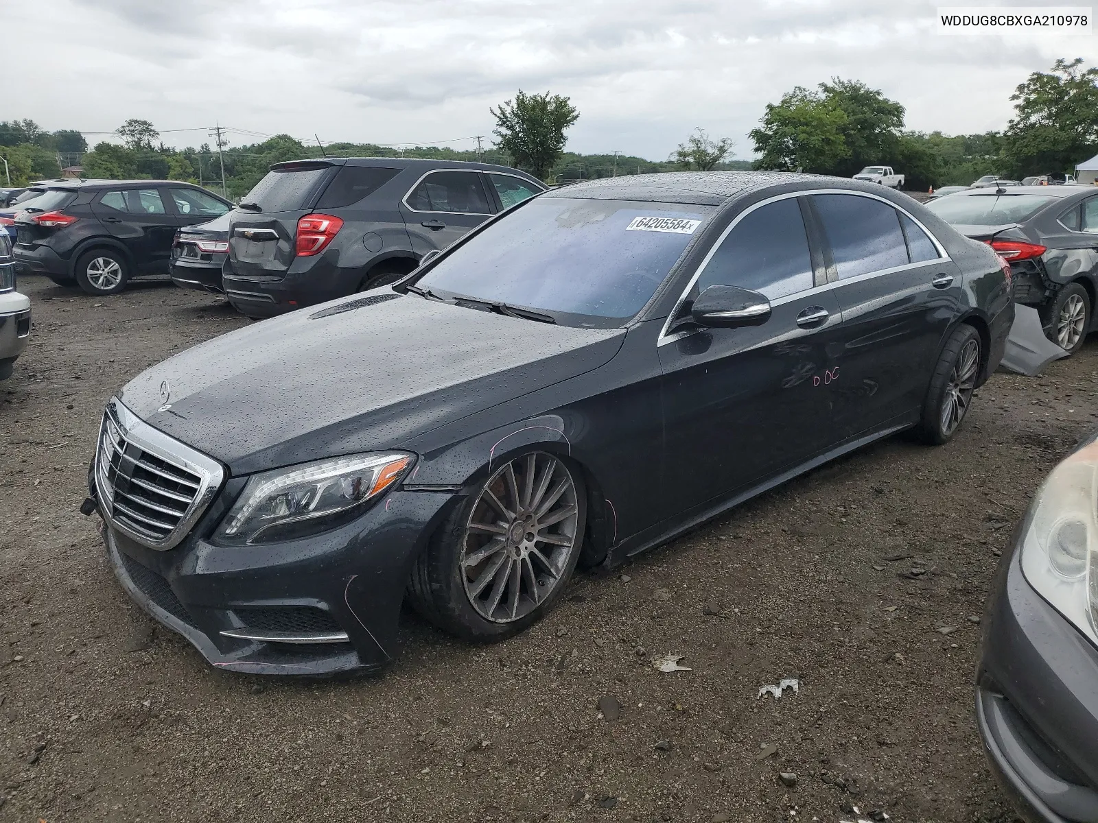 2016 Mercedes-Benz S 550 VIN: WDDUG8CBXGA210978 Lot: 64205584