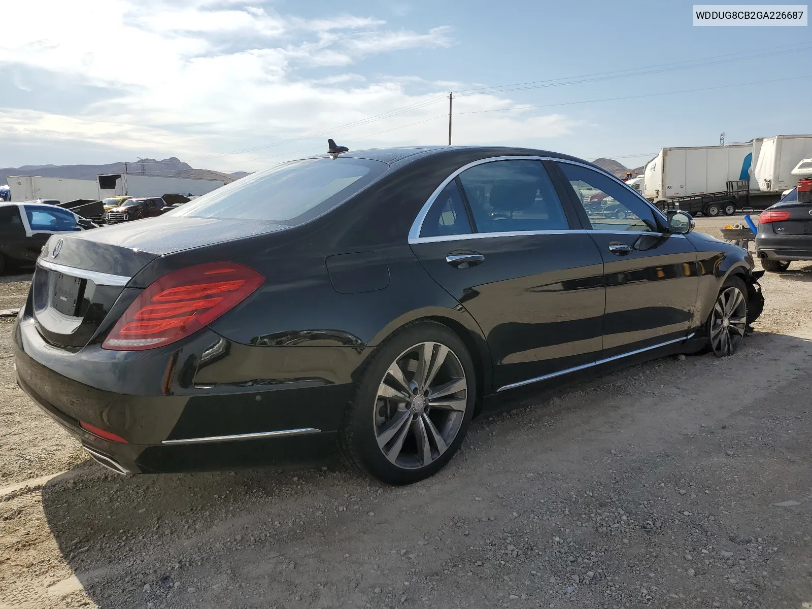 2016 Mercedes-Benz S 550 VIN: WDDUG8CB2GA226687 Lot: 64288774