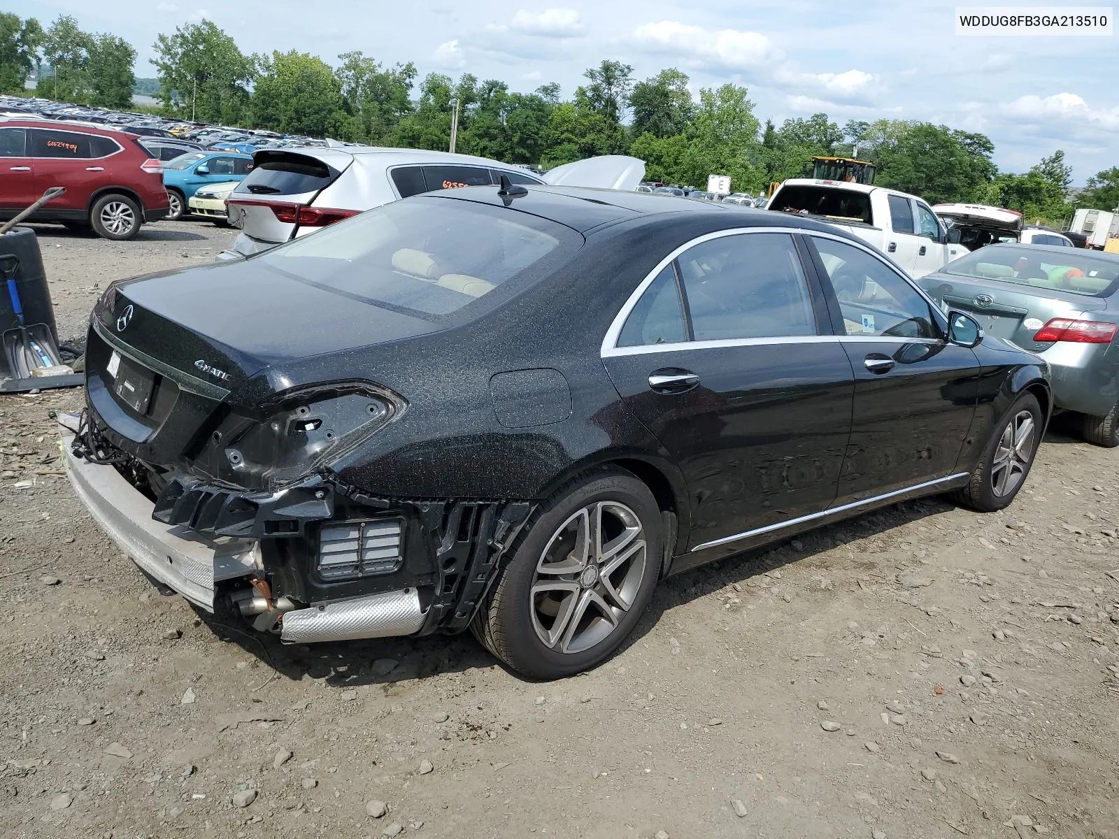 2016 Mercedes-Benz S 550 4Matic VIN: WDDUG8FB3GA213510 Lot: 64503644