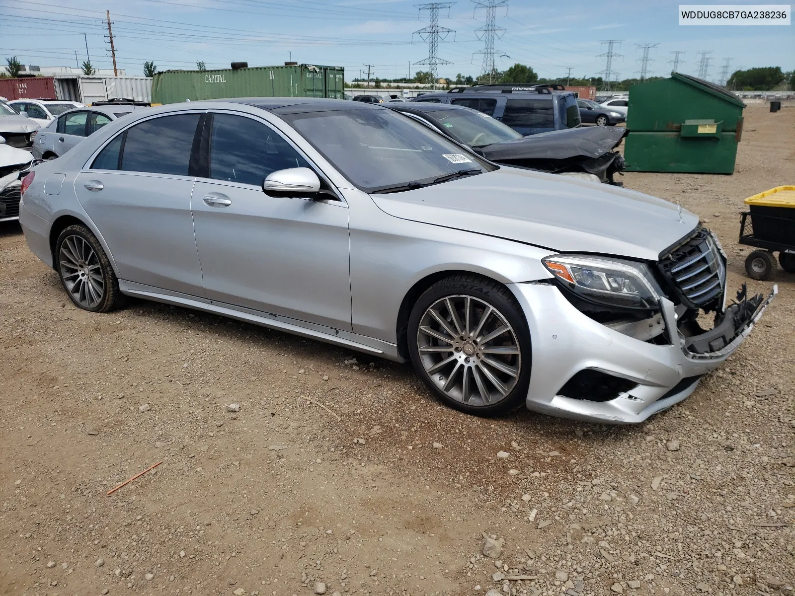 2016 Mercedes-Benz S 550 VIN: WDDUG8CB7GA238236 Lot: 66587394