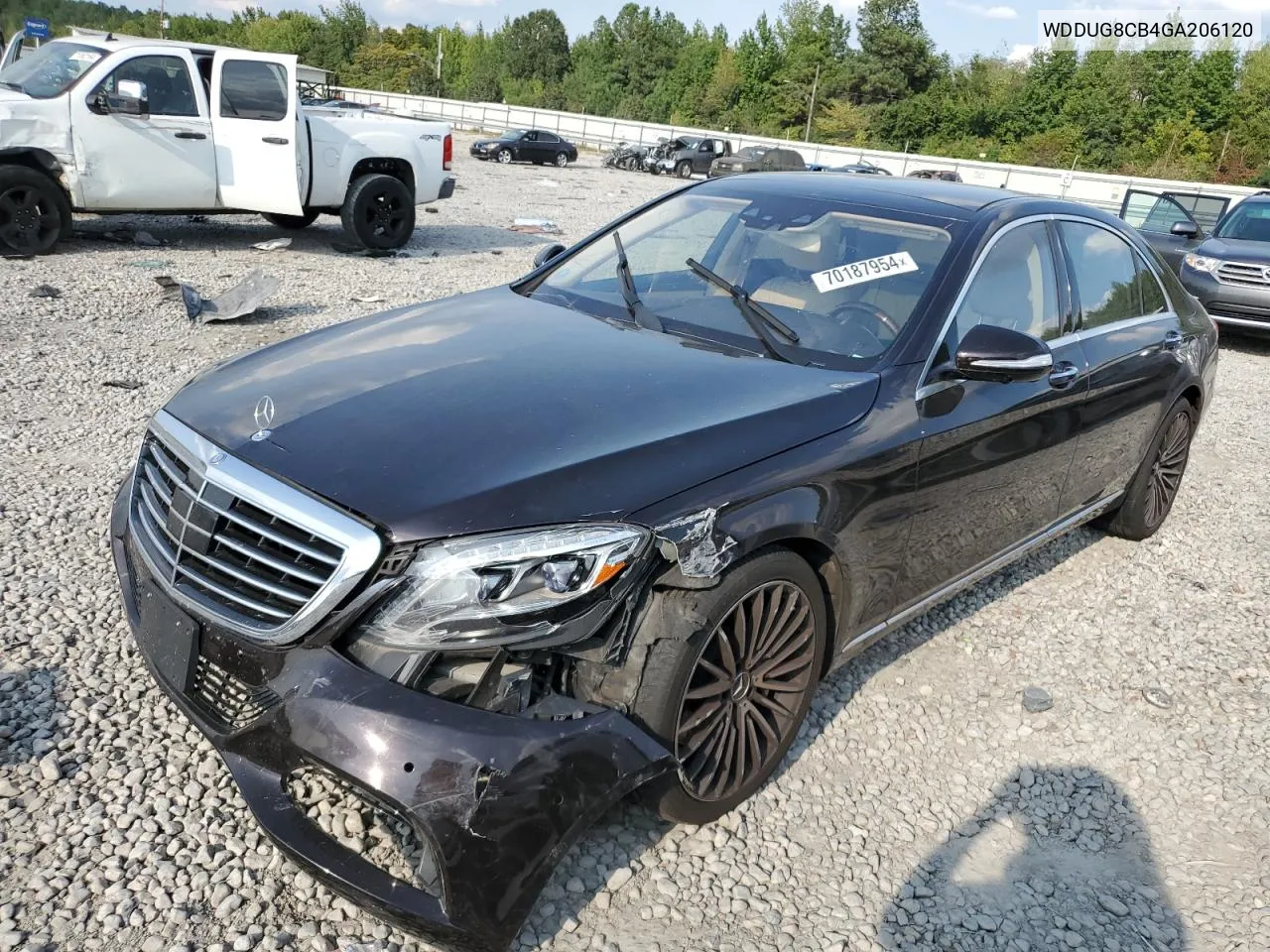 2016 Mercedes-Benz S 550 VIN: WDDUG8CB4GA206120 Lot: 70187954