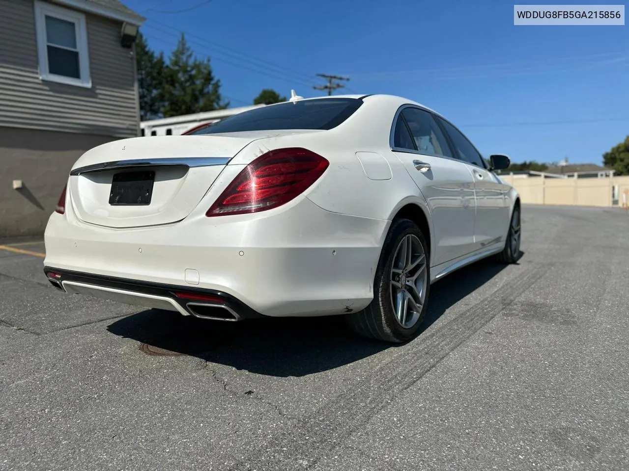 2016 Mercedes-Benz S 550 4Matic VIN: WDDUG8FB5GA215856 Lot: 71406054