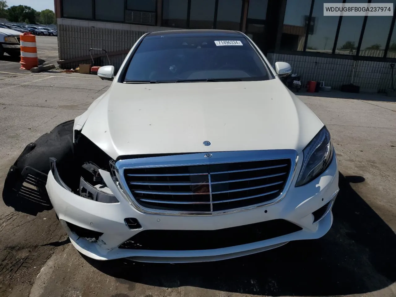 2016 Mercedes-Benz S 550 4Matic VIN: WDDUG8FB0GA237974 Lot: 71496334