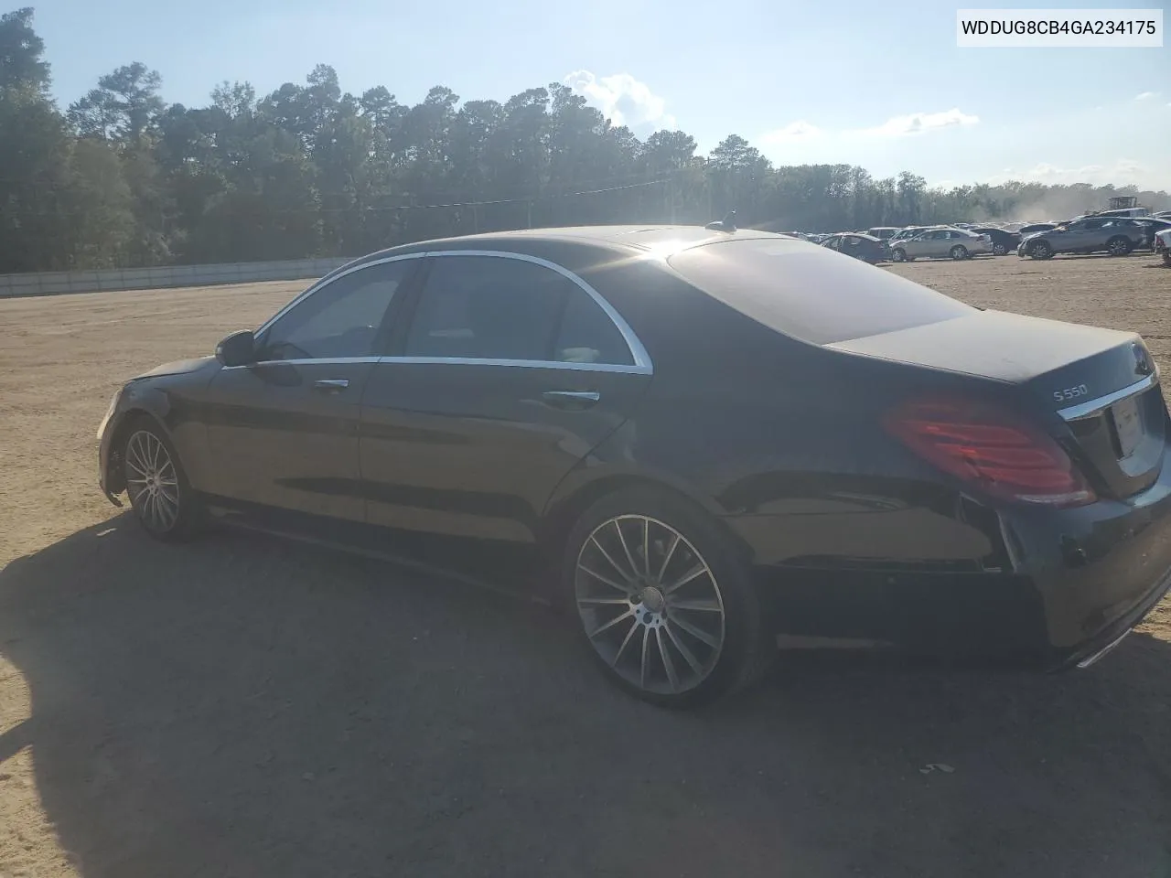 2016 Mercedes-Benz S 550 VIN: WDDUG8CB4GA234175 Lot: 71807734