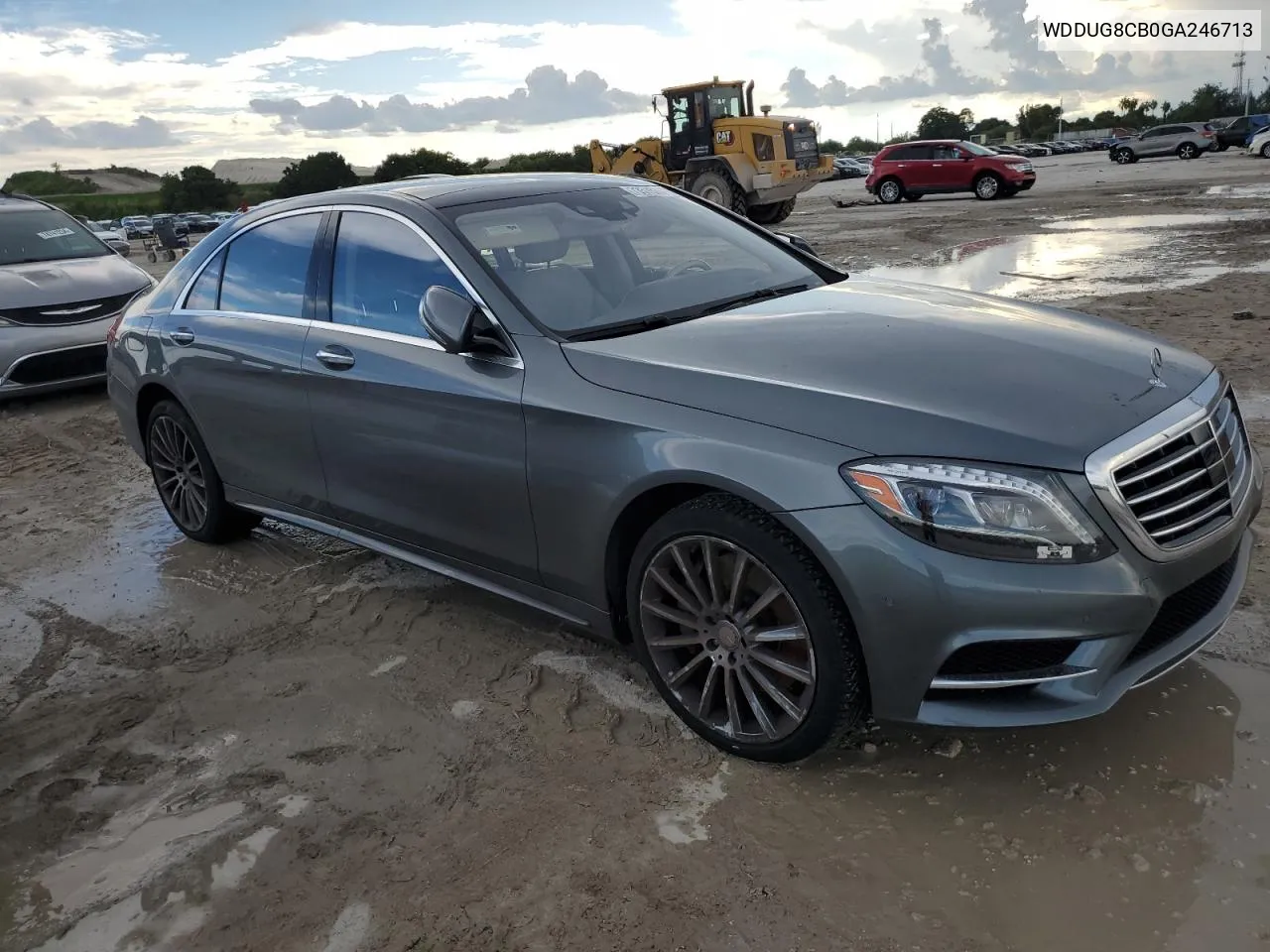 2016 Mercedes-Benz S 550 VIN: WDDUG8CB0GA246713 Lot: 73575744