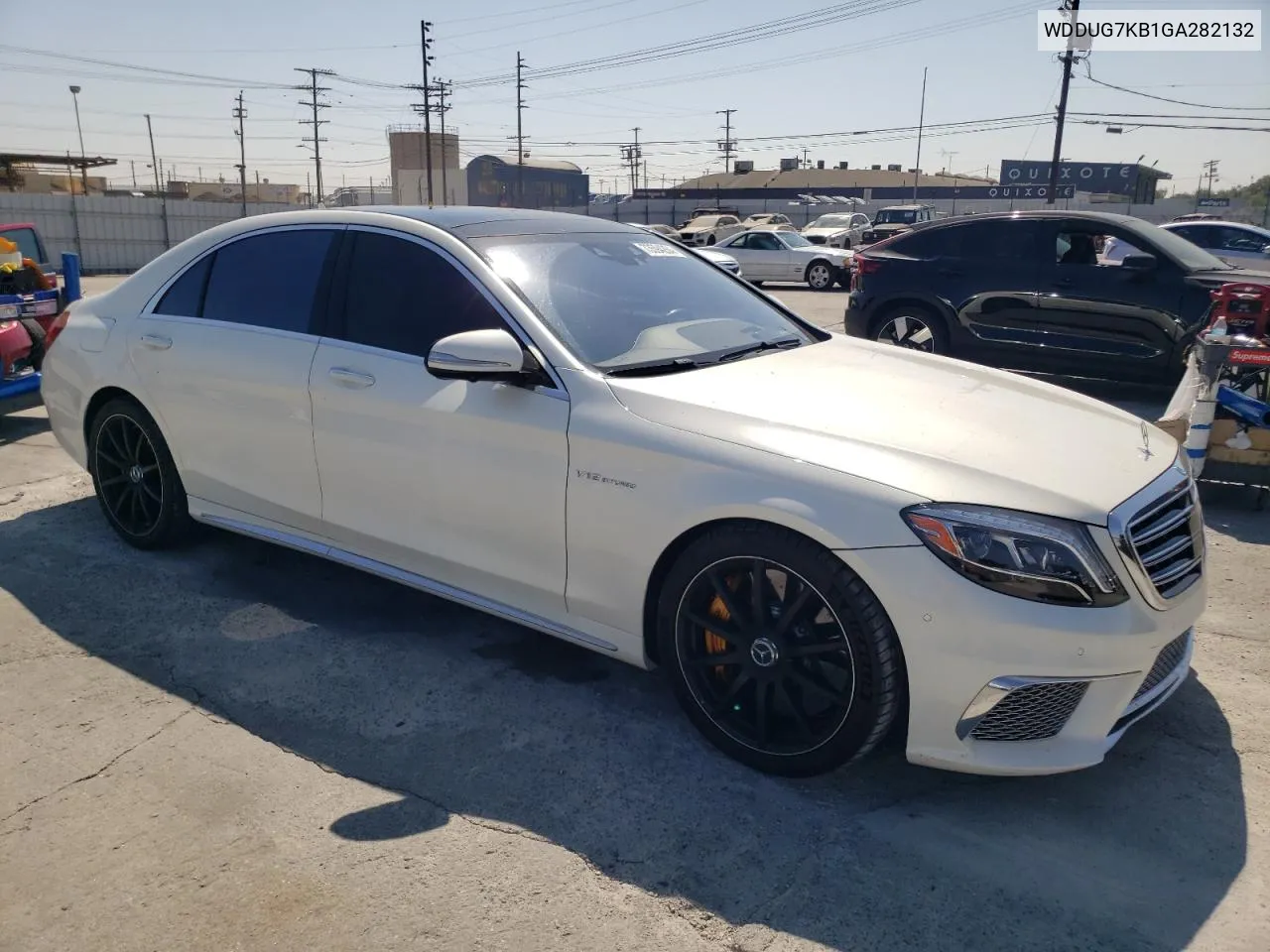 2016 Mercedes-Benz S 65 Amg VIN: WDDUG7KB1GA282132 Lot: 73594264