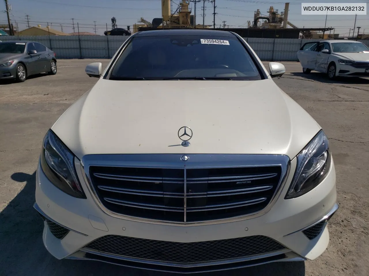 2016 Mercedes-Benz S 65 Amg VIN: WDDUG7KB1GA282132 Lot: 73594264