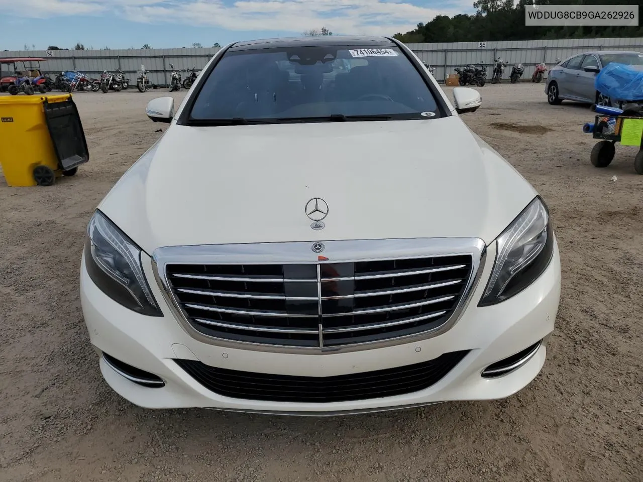 2016 Mercedes-Benz S 550 VIN: WDDUG8CB9GA262926 Lot: 74106454