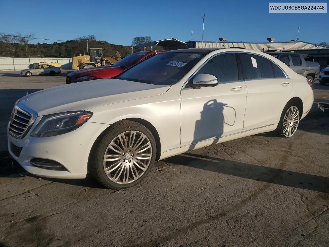 2016 Mercedes-Benz S 550 VIN: WDDUG8CB8GA224748 Lot: 76542144