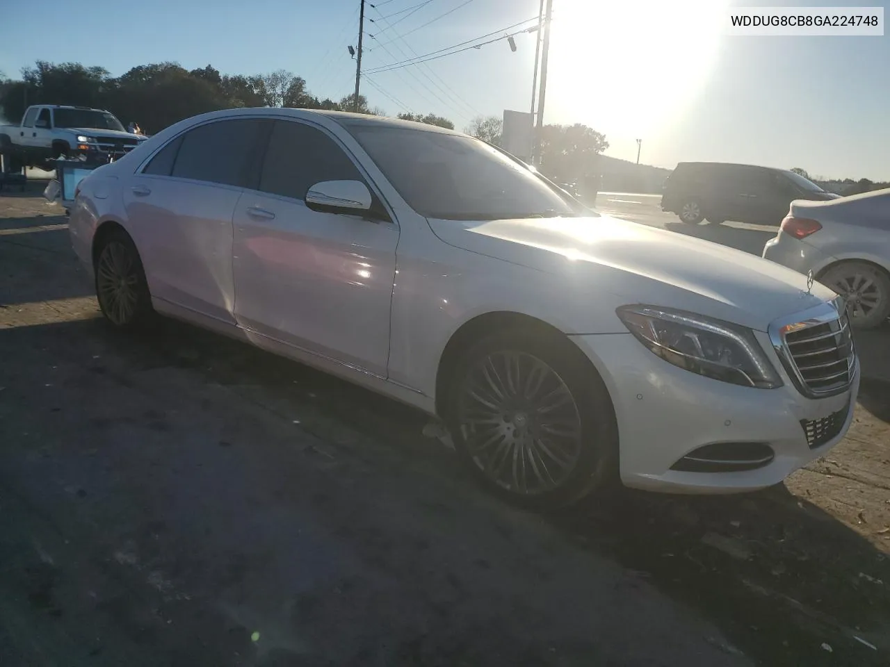 2016 Mercedes-Benz S 550 VIN: WDDUG8CB8GA224748 Lot: 76542144