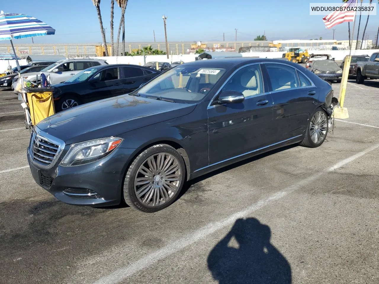 2016 Mercedes-Benz S 550 VIN: WDDUG8CB7GA235837 Lot: 78025584