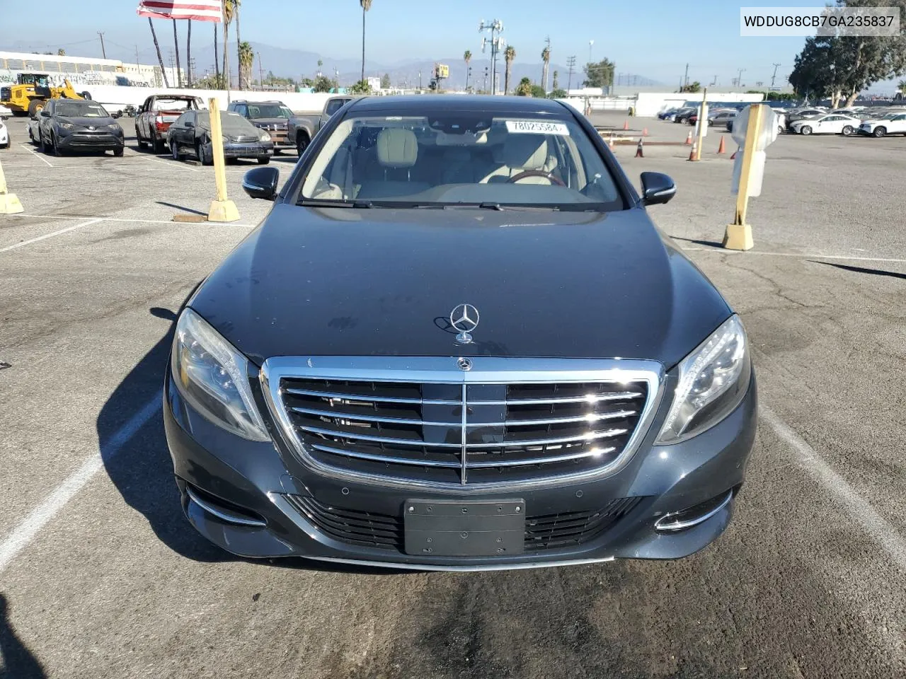 2016 Mercedes-Benz S 550 VIN: WDDUG8CB7GA235837 Lot: 78025584