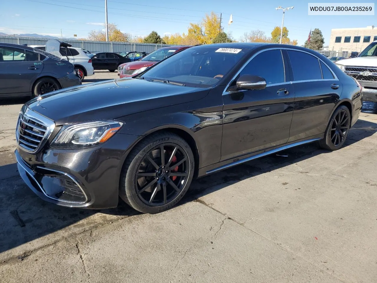 2016 Mercedes-Benz S 63 Amg VIN: WDDUG7JB0GA235269 Lot: 78687474