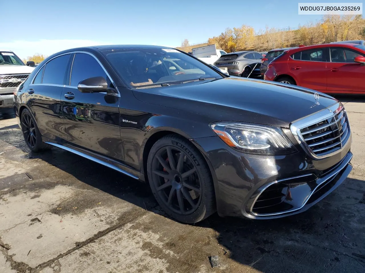 2016 Mercedes-Benz S 63 Amg VIN: WDDUG7JB0GA235269 Lot: 78687474