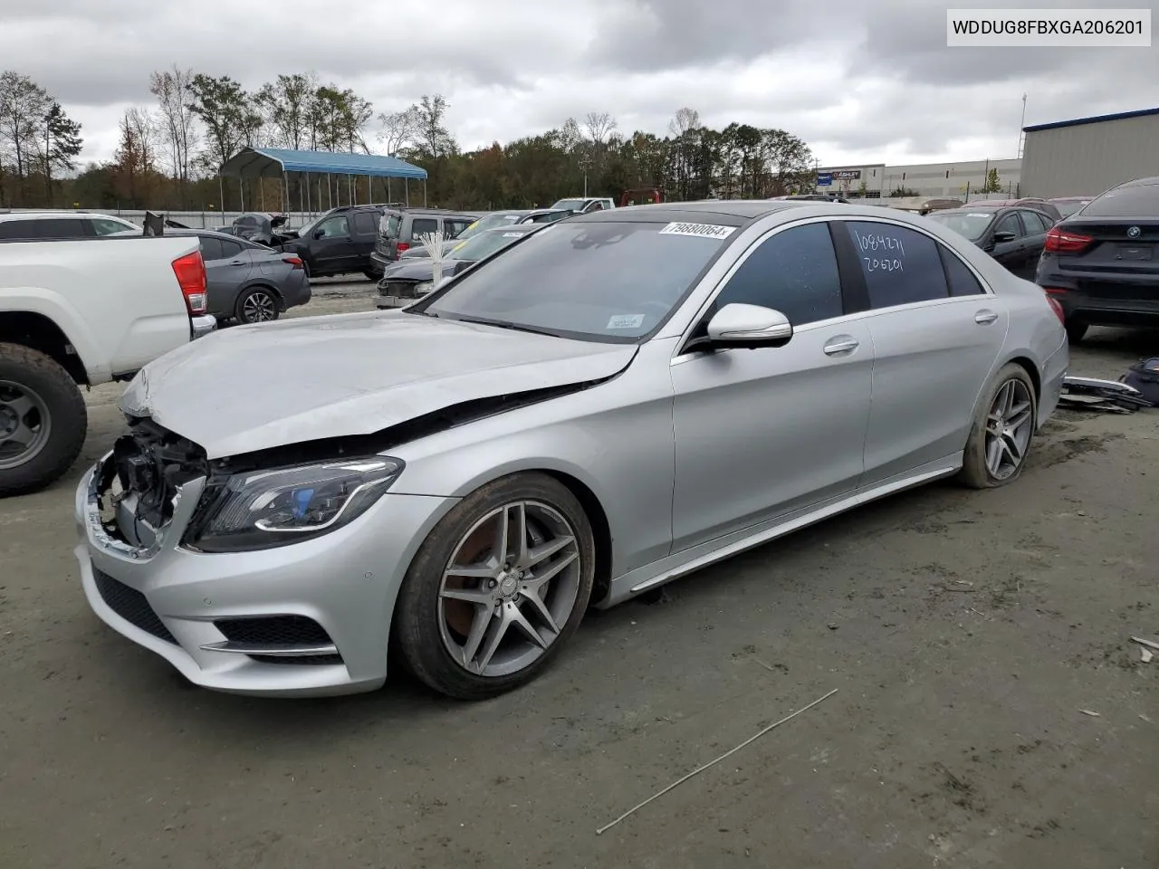 2016 Mercedes-Benz S 550 4Matic VIN: WDDUG8FBXGA206201 Lot: 79880064