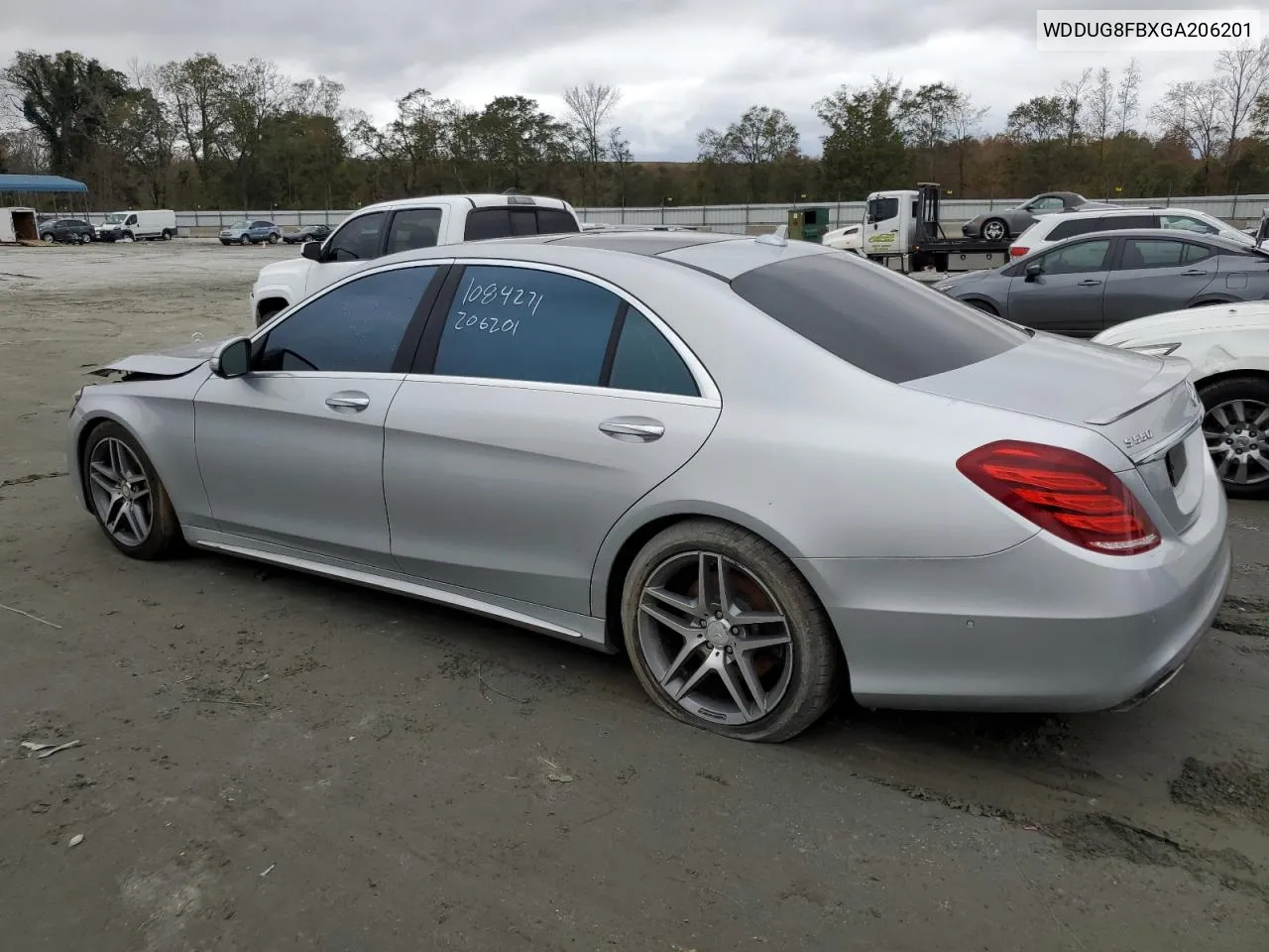 2016 Mercedes-Benz S 550 4Matic VIN: WDDUG8FBXGA206201 Lot: 79880064