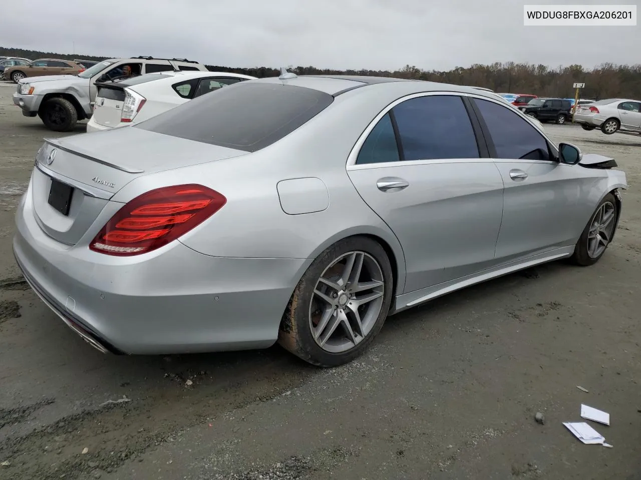 2016 Mercedes-Benz S 550 4Matic VIN: WDDUG8FBXGA206201 Lot: 79880064