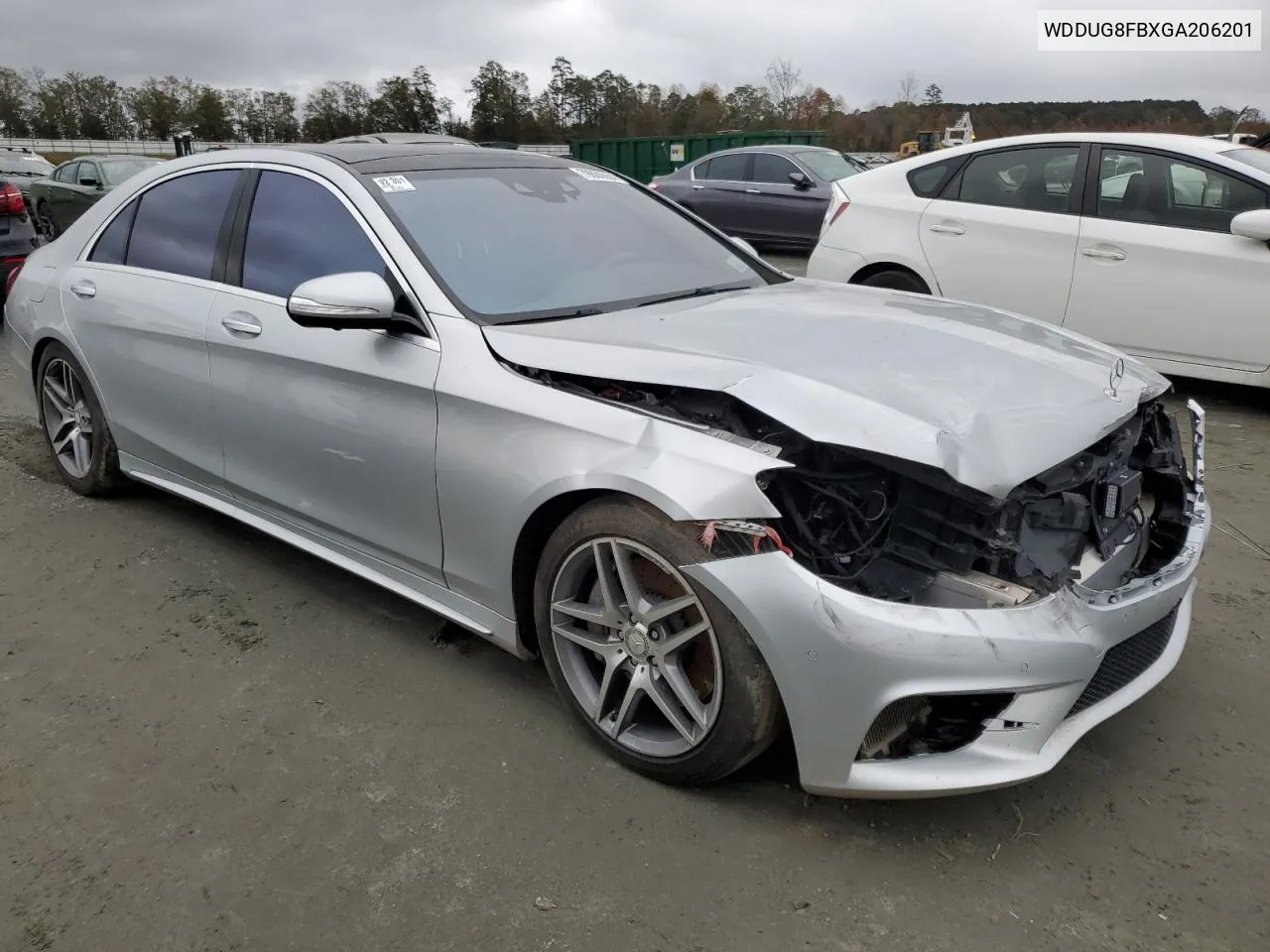 2016 Mercedes-Benz S 550 4Matic VIN: WDDUG8FBXGA206201 Lot: 79880064