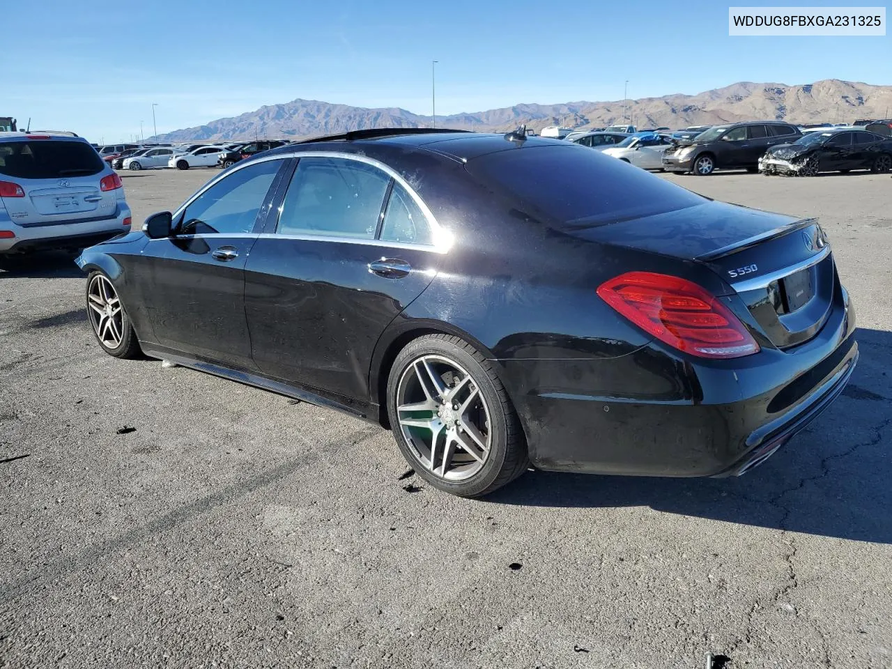 WDDUG8FBXGA231325 2016 Mercedes-Benz S 550 4Matic