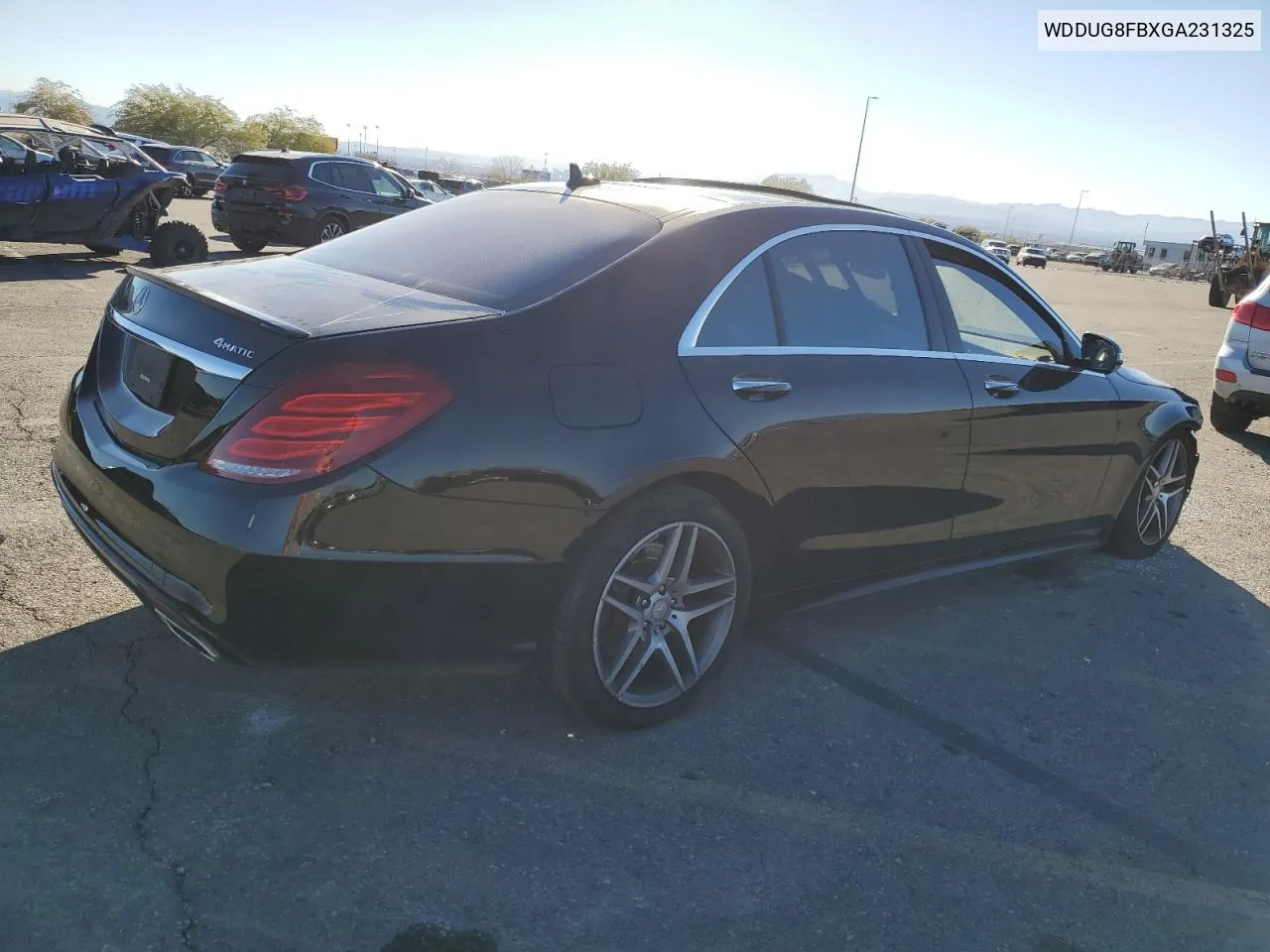 WDDUG8FBXGA231325 2016 Mercedes-Benz S 550 4Matic