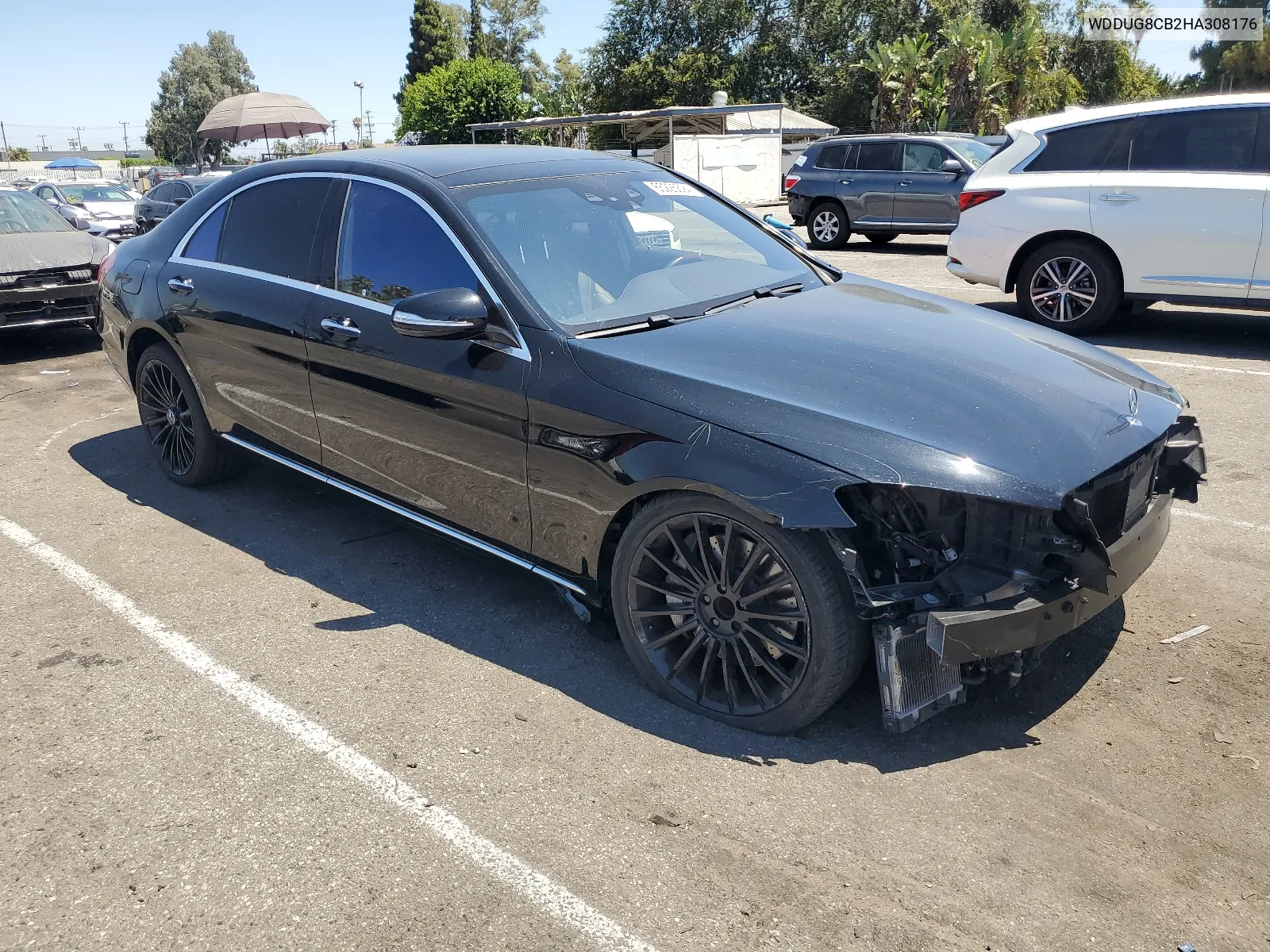 2017 Mercedes-Benz S 550 VIN: WDDUG8CB2HA308176 Lot: 65225694